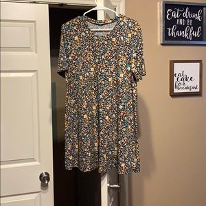 Flower T-shirt Dress
